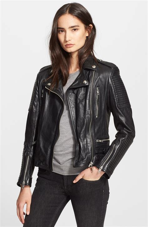 burberry moto jacket women& 39|Burberry jackets official site.